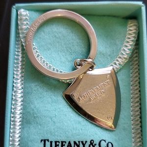 Tiffany & Co sterling key ring w/ tag